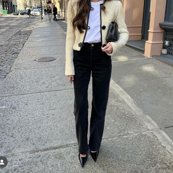 Isabel Marant Gradilia Wool Blend Bouclé Tweed Jacket - Picture 7 of 8